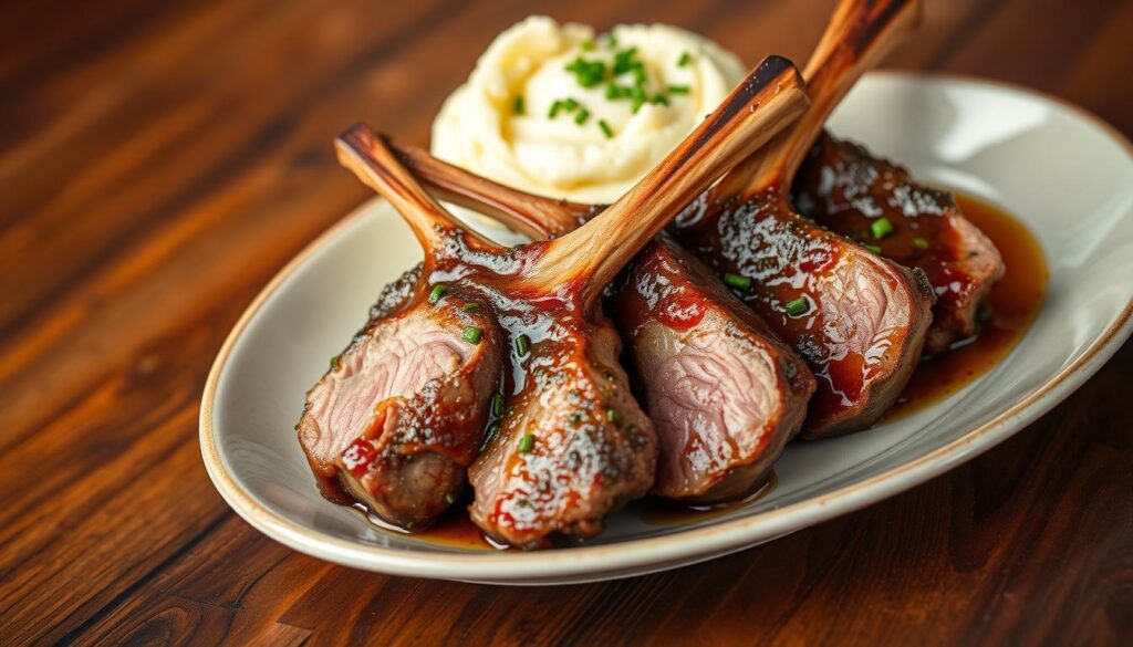 Lamb chops recipe, How to make tender lamb chops, Lamb Chops with Mashed Potato