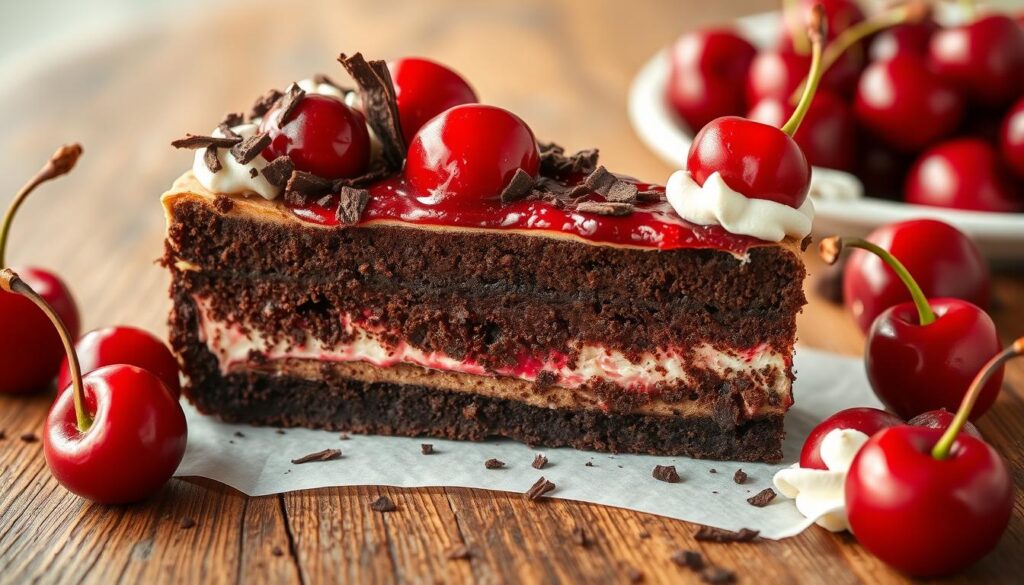 black forest cheesecake