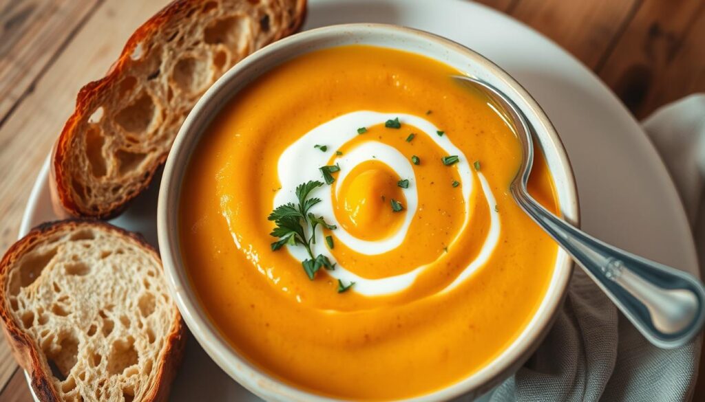 sweet potato and butternut squash soup, spicy butternut squash soup