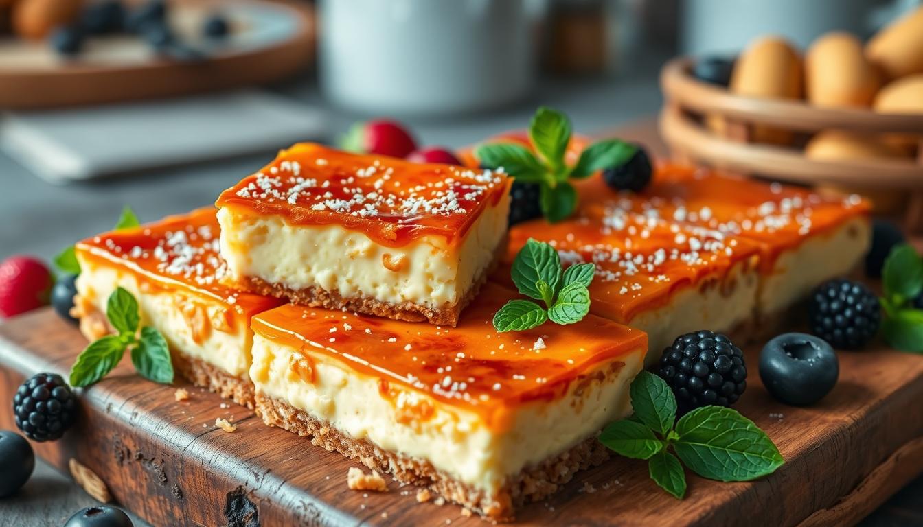 Crème Brûlée Cheesecake Bars