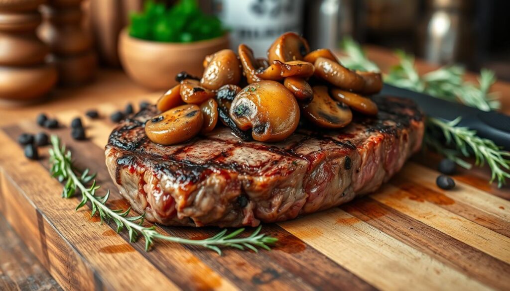 beef mushroom steak