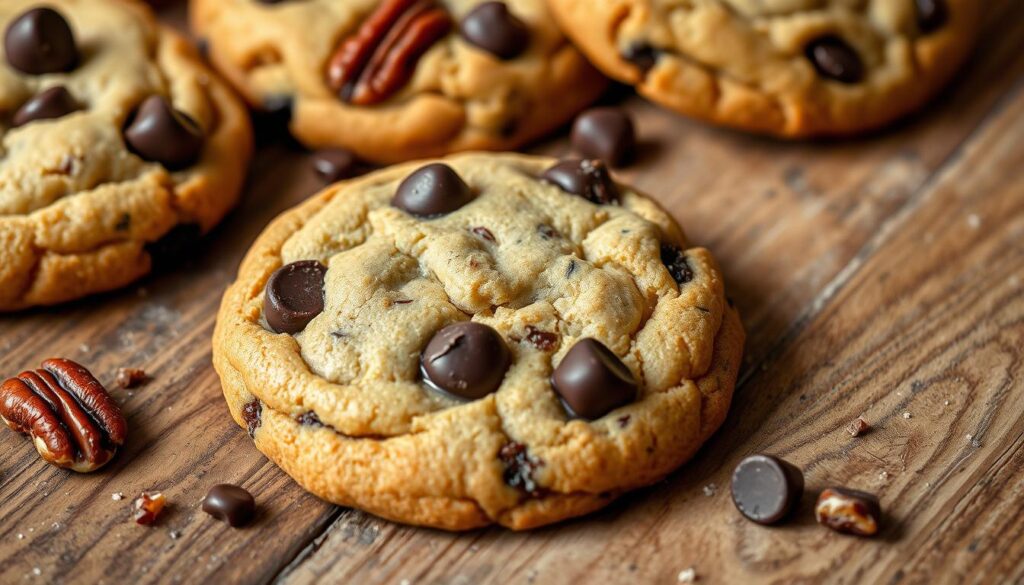 chewy chocolate chip pecan cookies