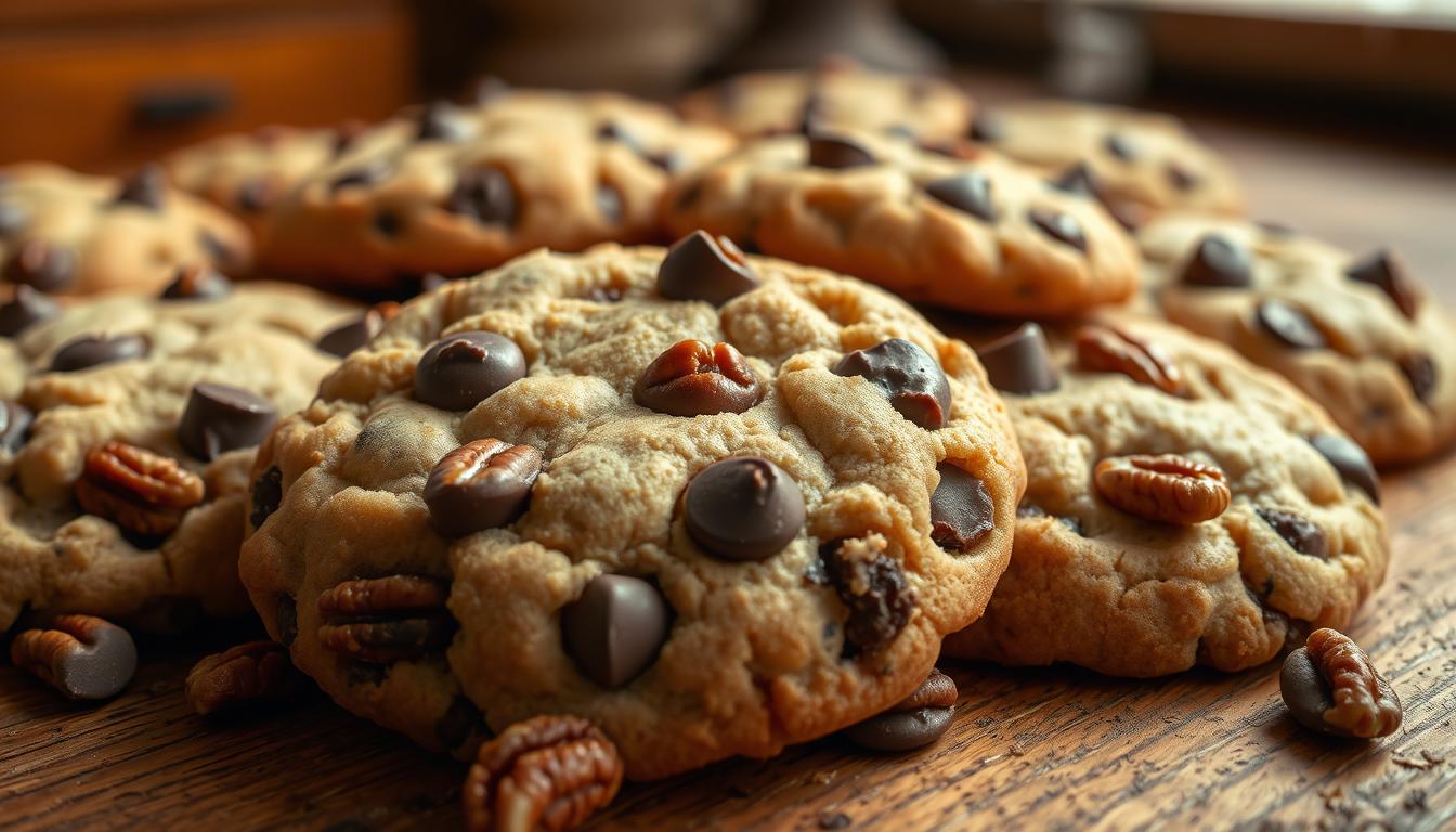 chocolate chip pecan cookies, chocolate chip pecan cookie recipe