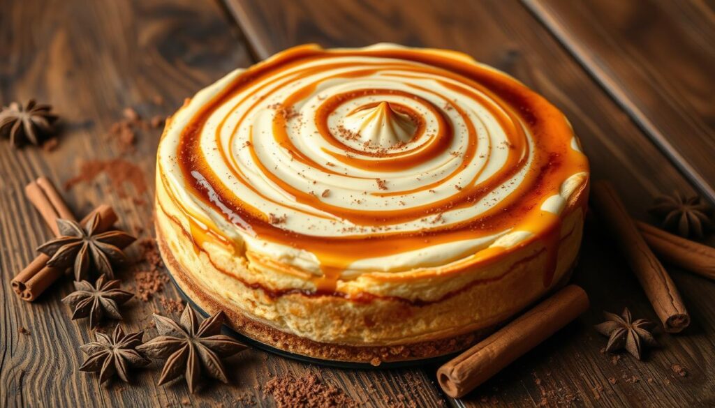 cinnamon roll cheesecake