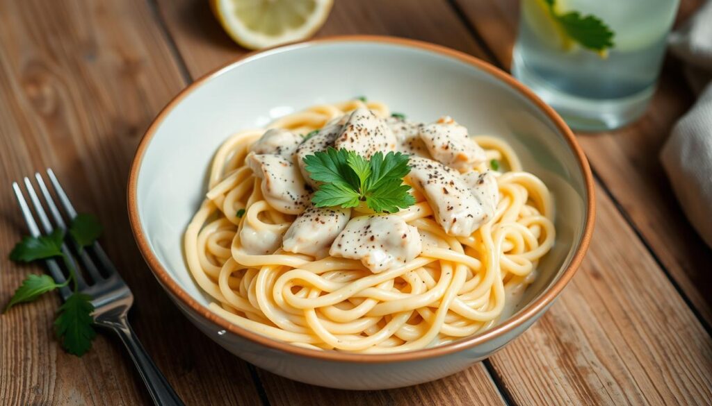 creamy chicken spaghetti