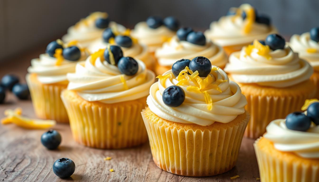 lemon blueberry cupcakes