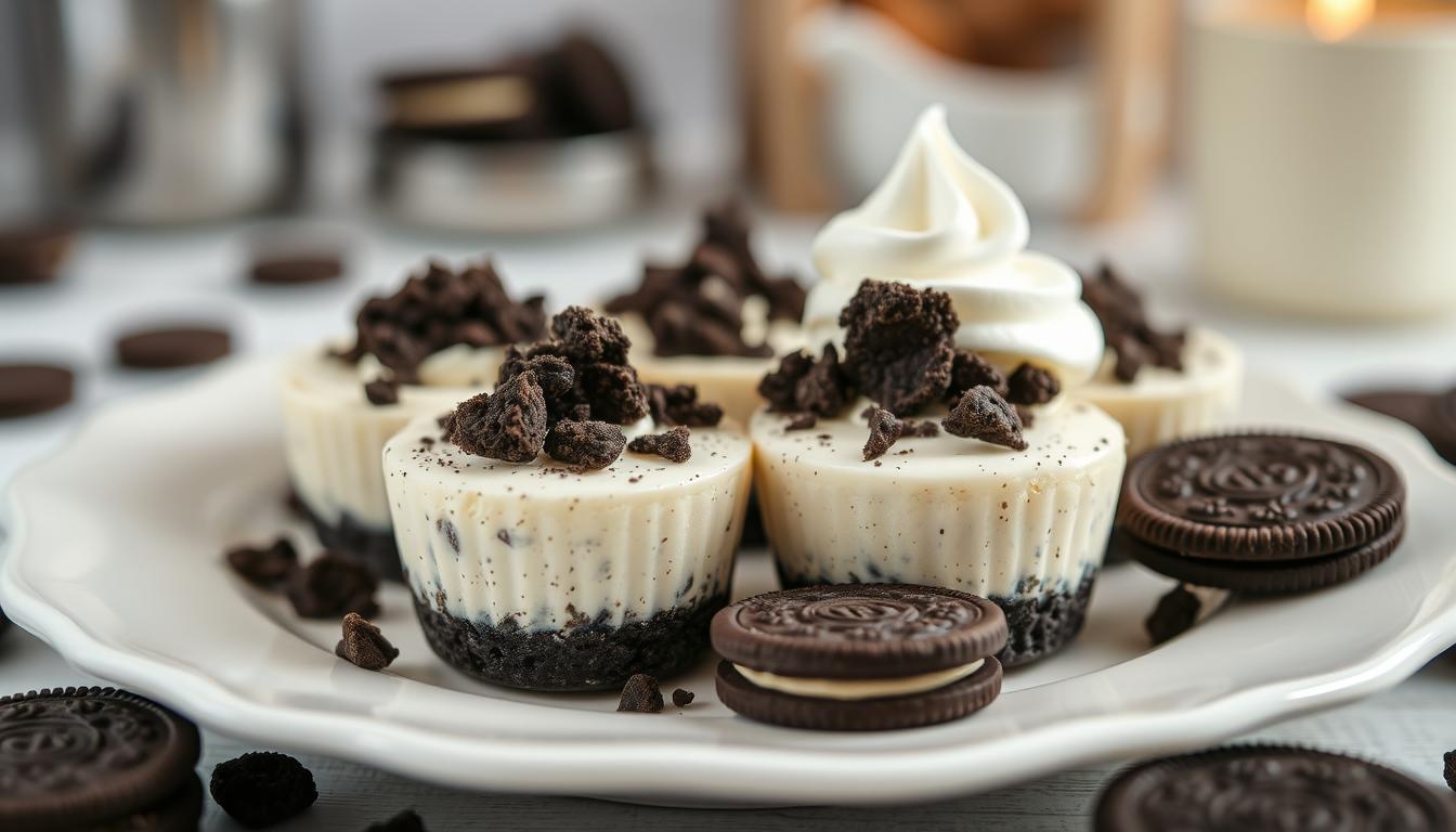 mini oreo cheesecake bites