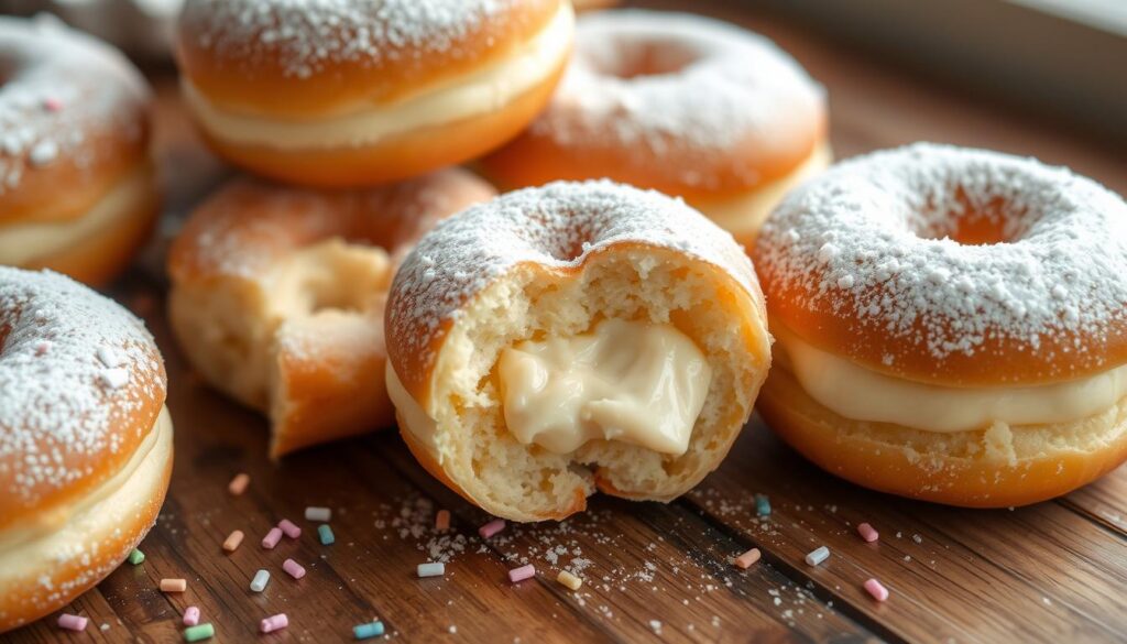 Bavarian Cream Doughnuts