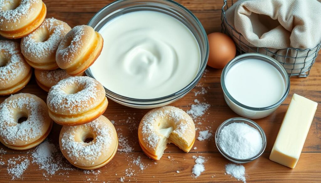 Bavarian Cream Doughnuts Ingredients