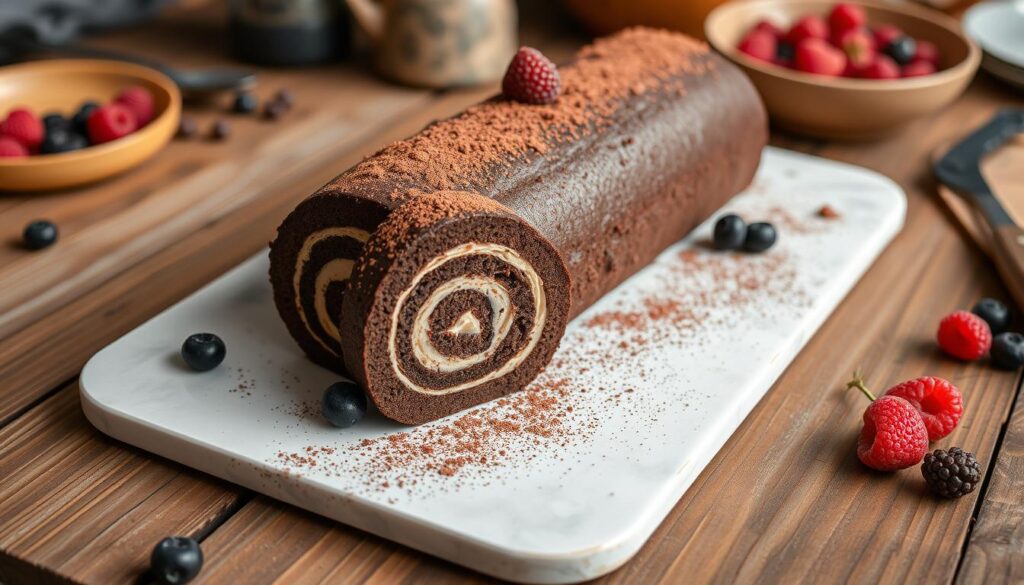 Chocolate Roll Cake