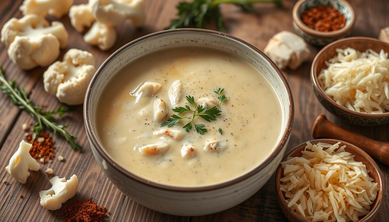 chicken cauliflower soup