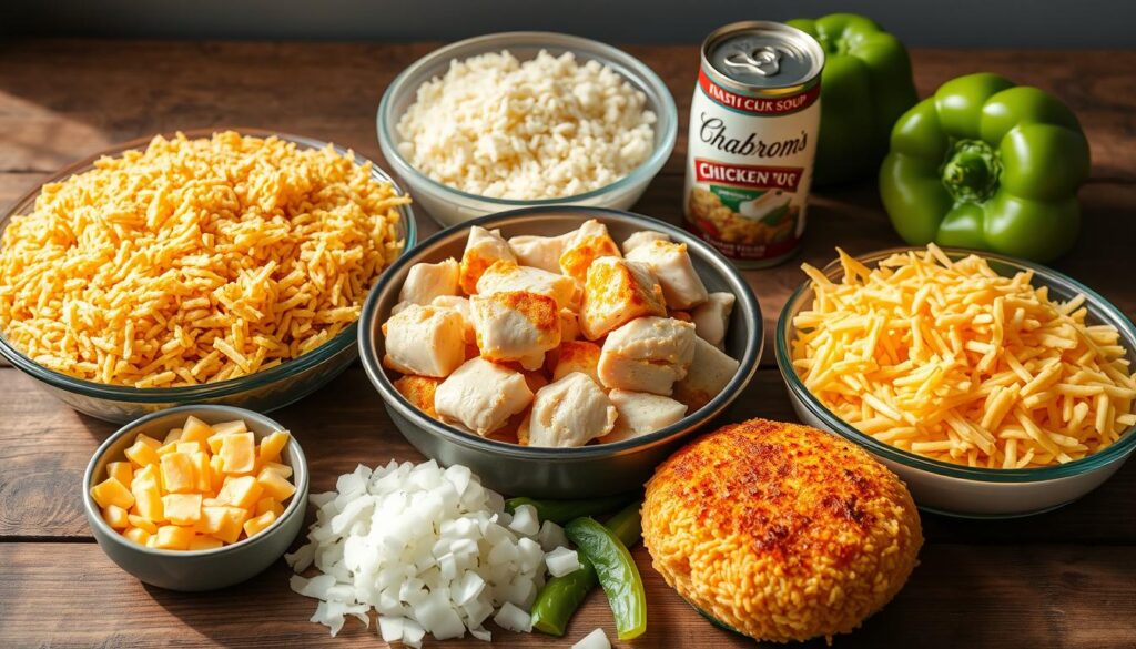 hashbrown casserole with chicken ingredients