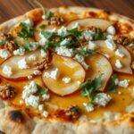 pear and gorgonzola pizza